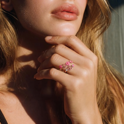 Peach Blossom Ring
