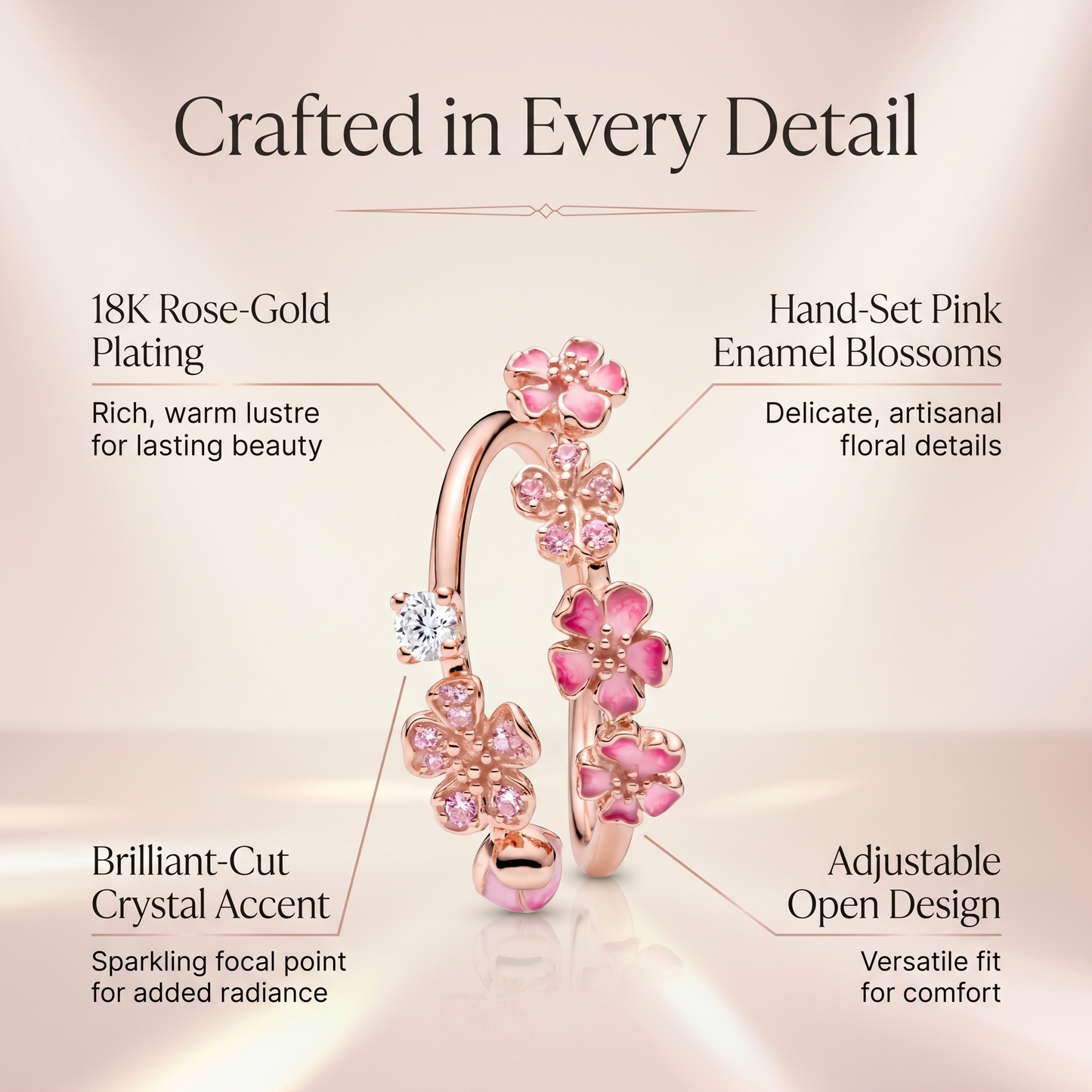 Peach Blossom Ring